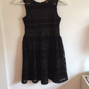 Black and Gold Dress